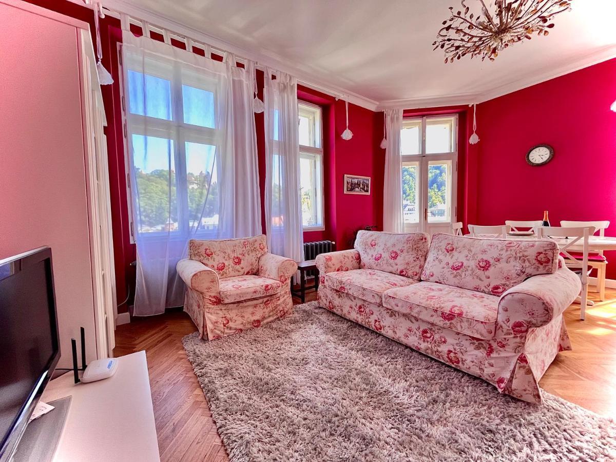 Bohemian City - Amazing View, Garage Karlovy Vary Bagian luar foto